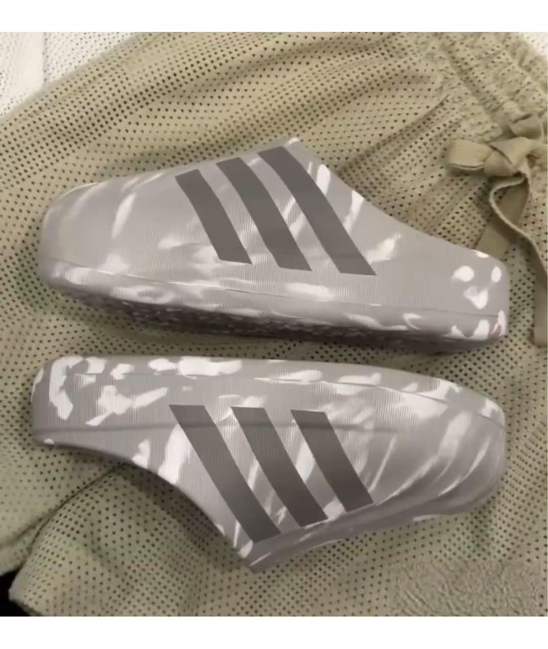ADIDAS Серые шлепанцы, фото 5