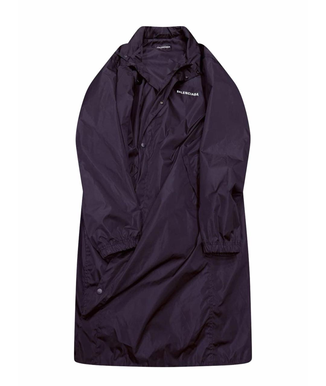 BALENCIAGA Черный тренч/плащ, фото 1