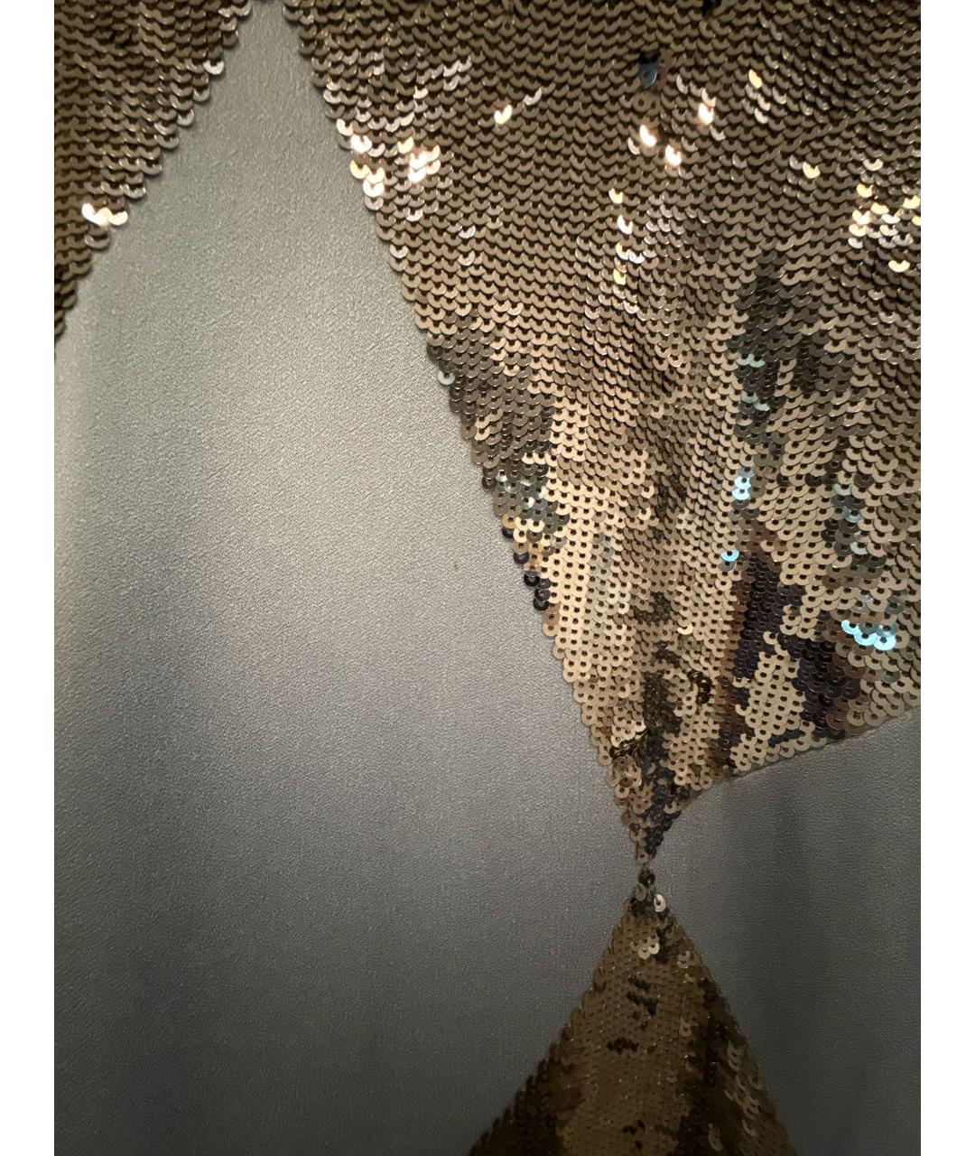 TORY BURCH Синее полиэстеровое вечернее платье, фото 6