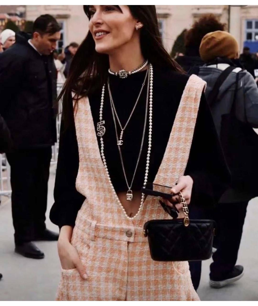 CHANEL Белое жемчужное колье, фото 5