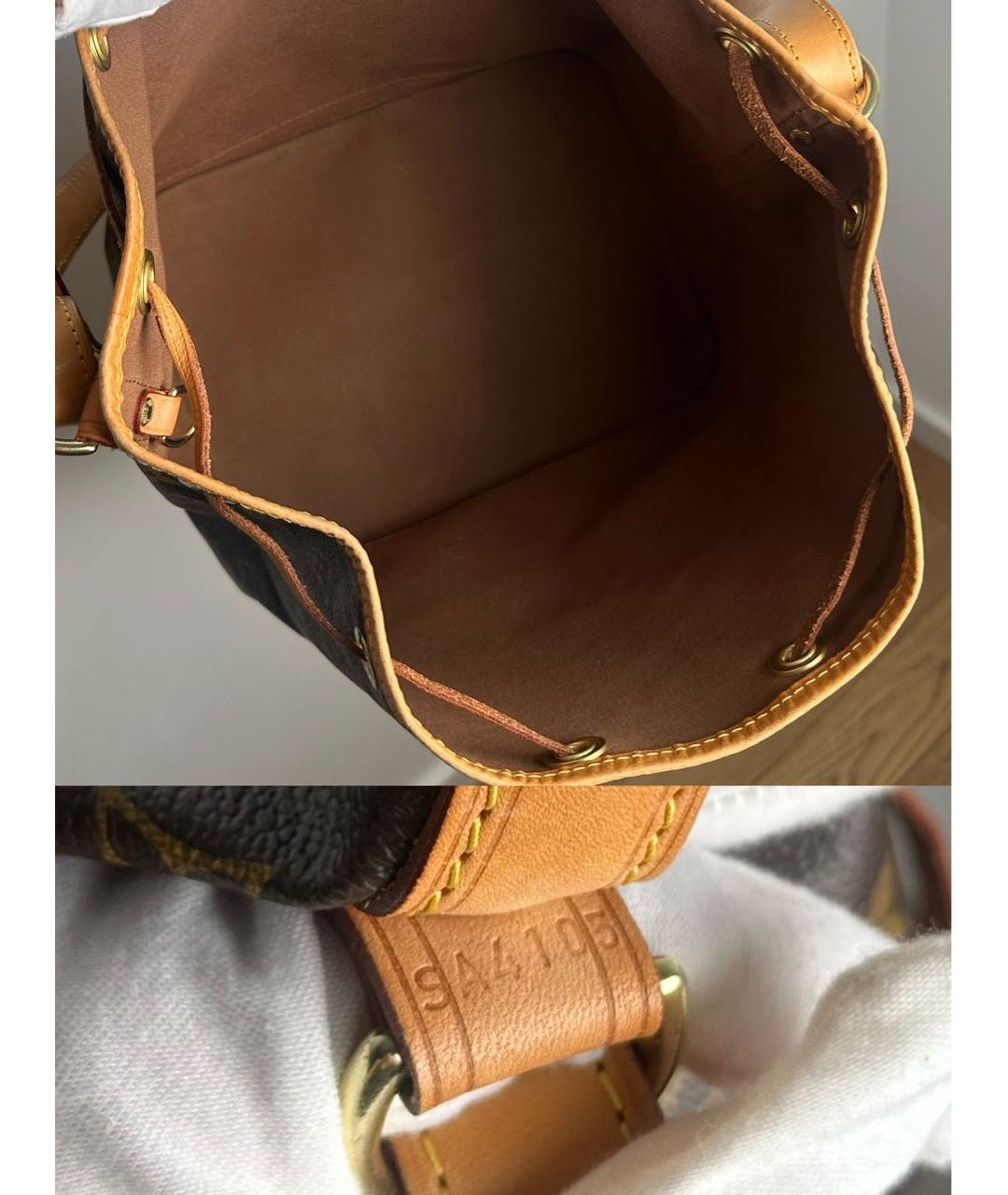 LOUIS VUITTON Коричневая сумка с короткими ручками, фото 8