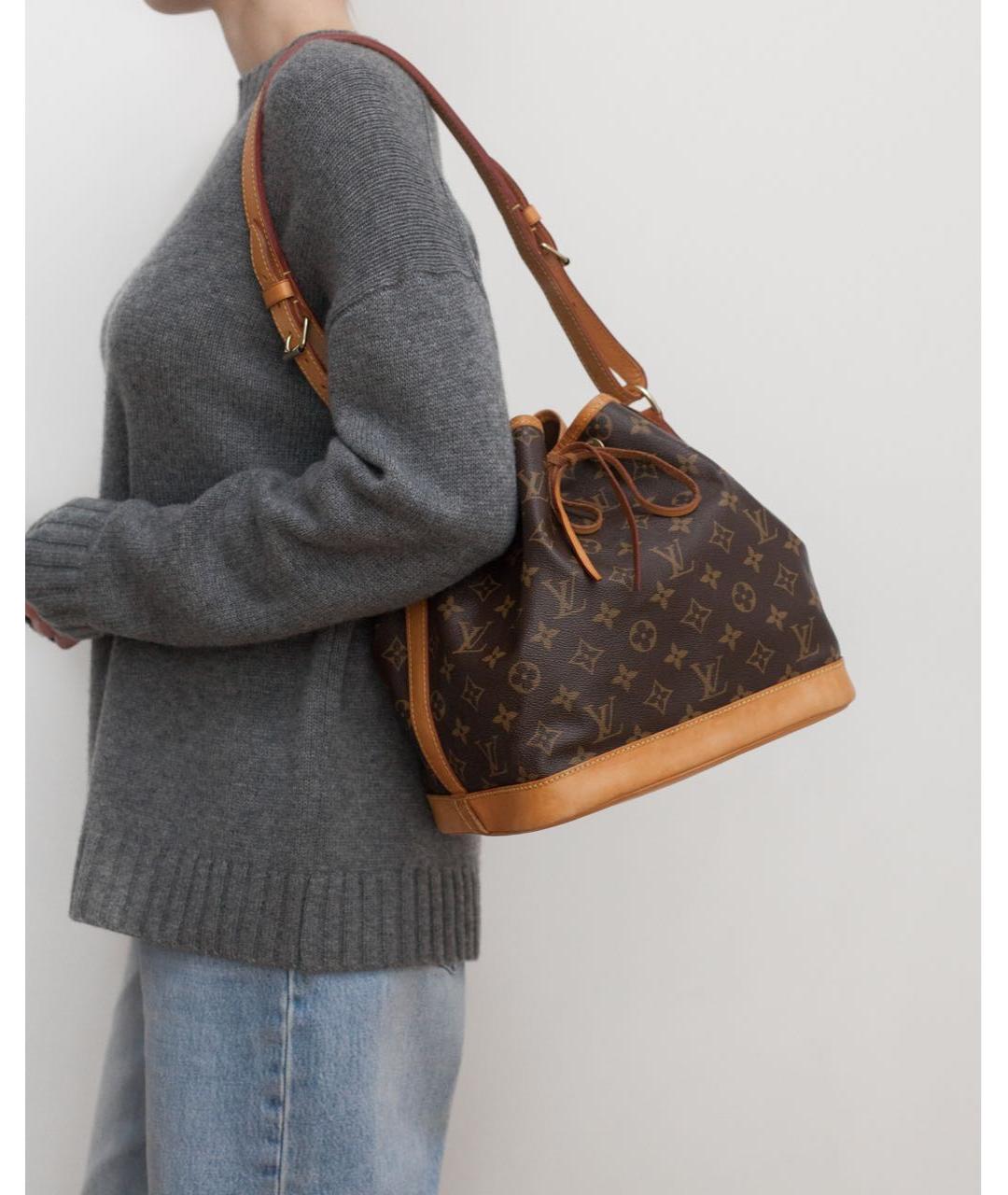 LOUIS VUITTON Коричневая сумка с короткими ручками, фото 2