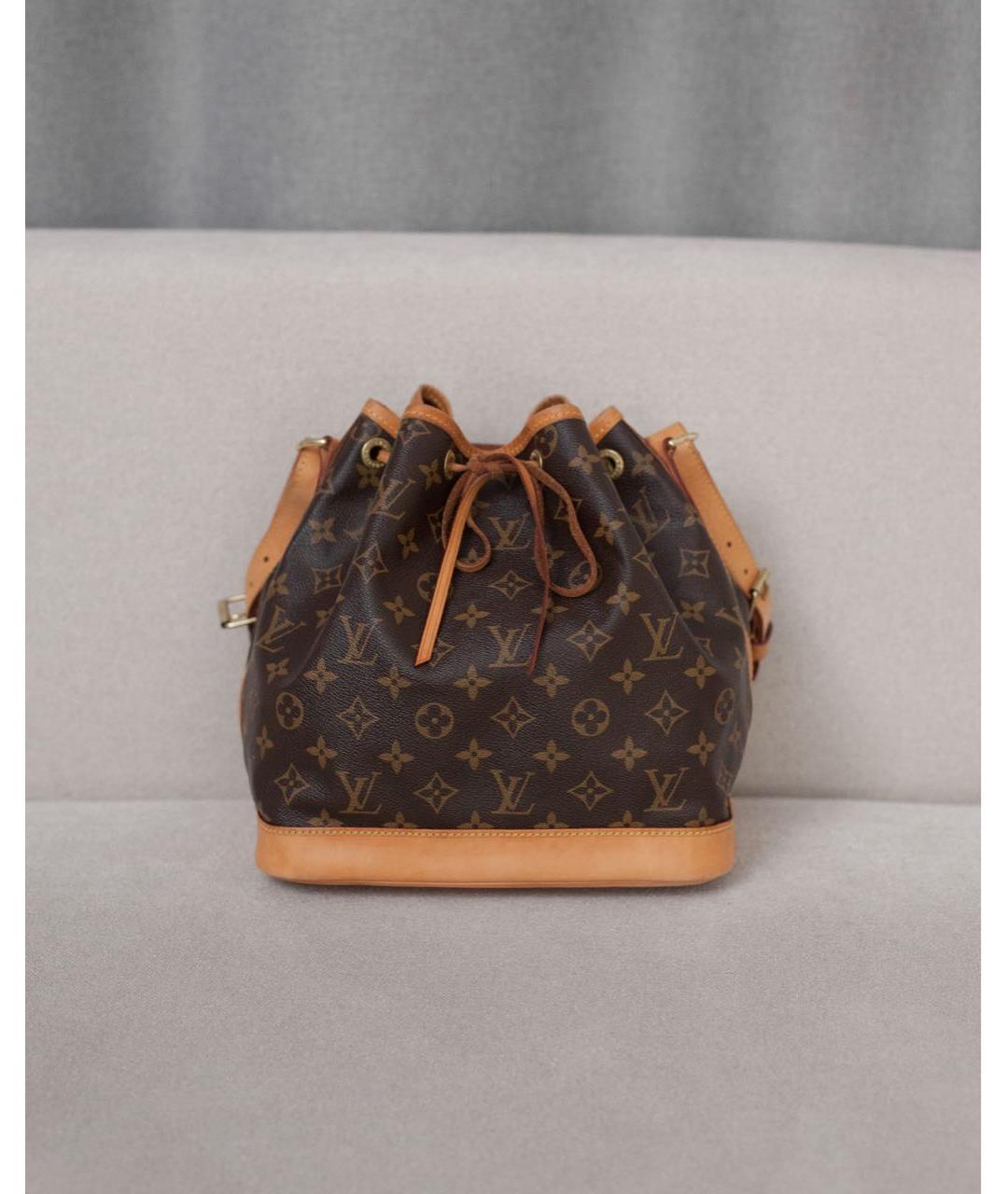 LOUIS VUITTON Коричневая сумка с короткими ручками, фото 9