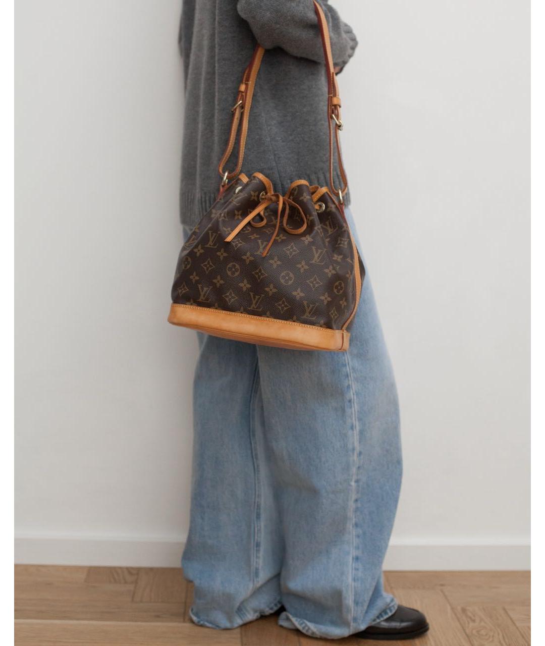 LOUIS VUITTON Коричневая сумка с короткими ручками, фото 3