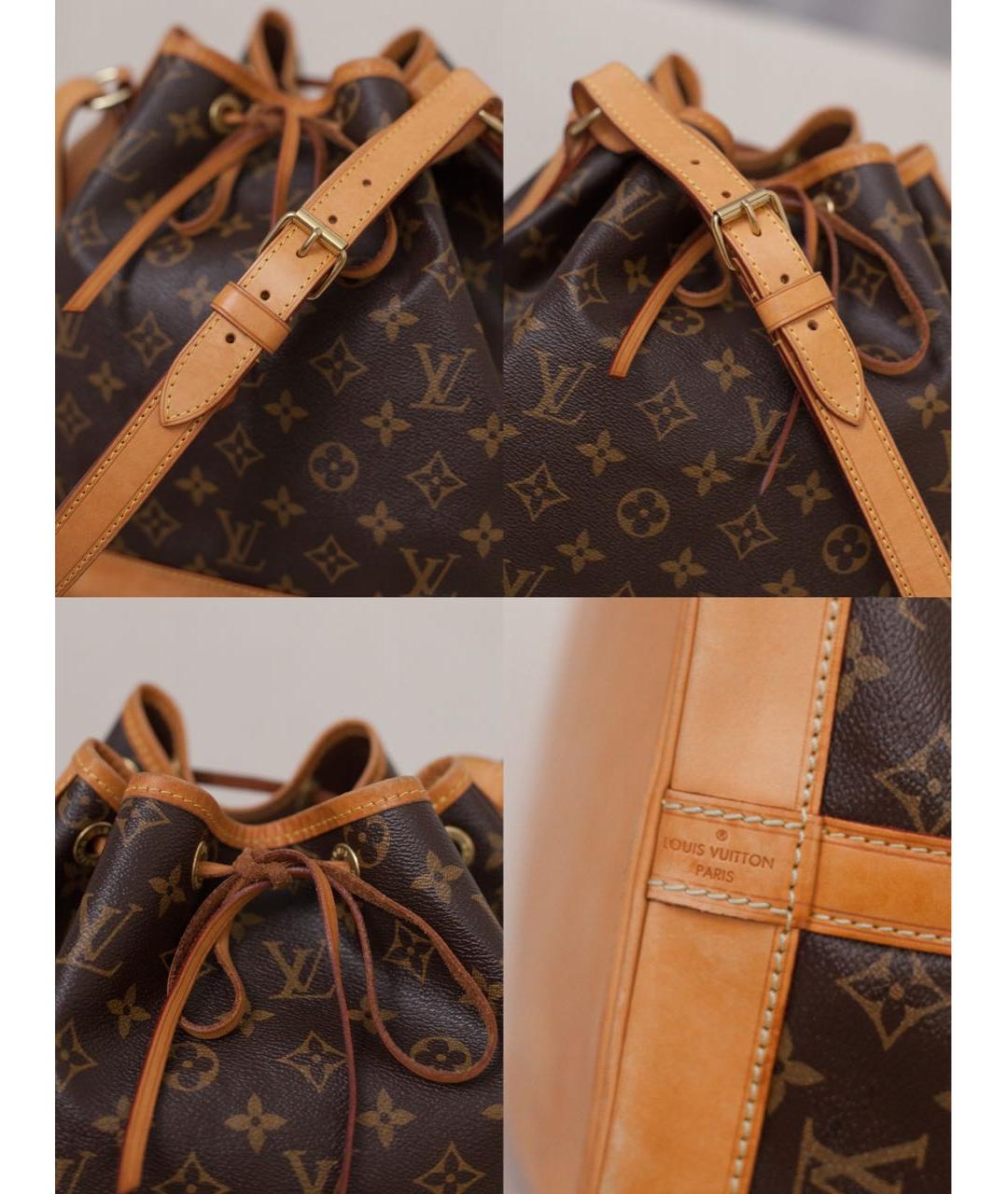 LOUIS VUITTON Коричневая сумка с короткими ручками, фото 6