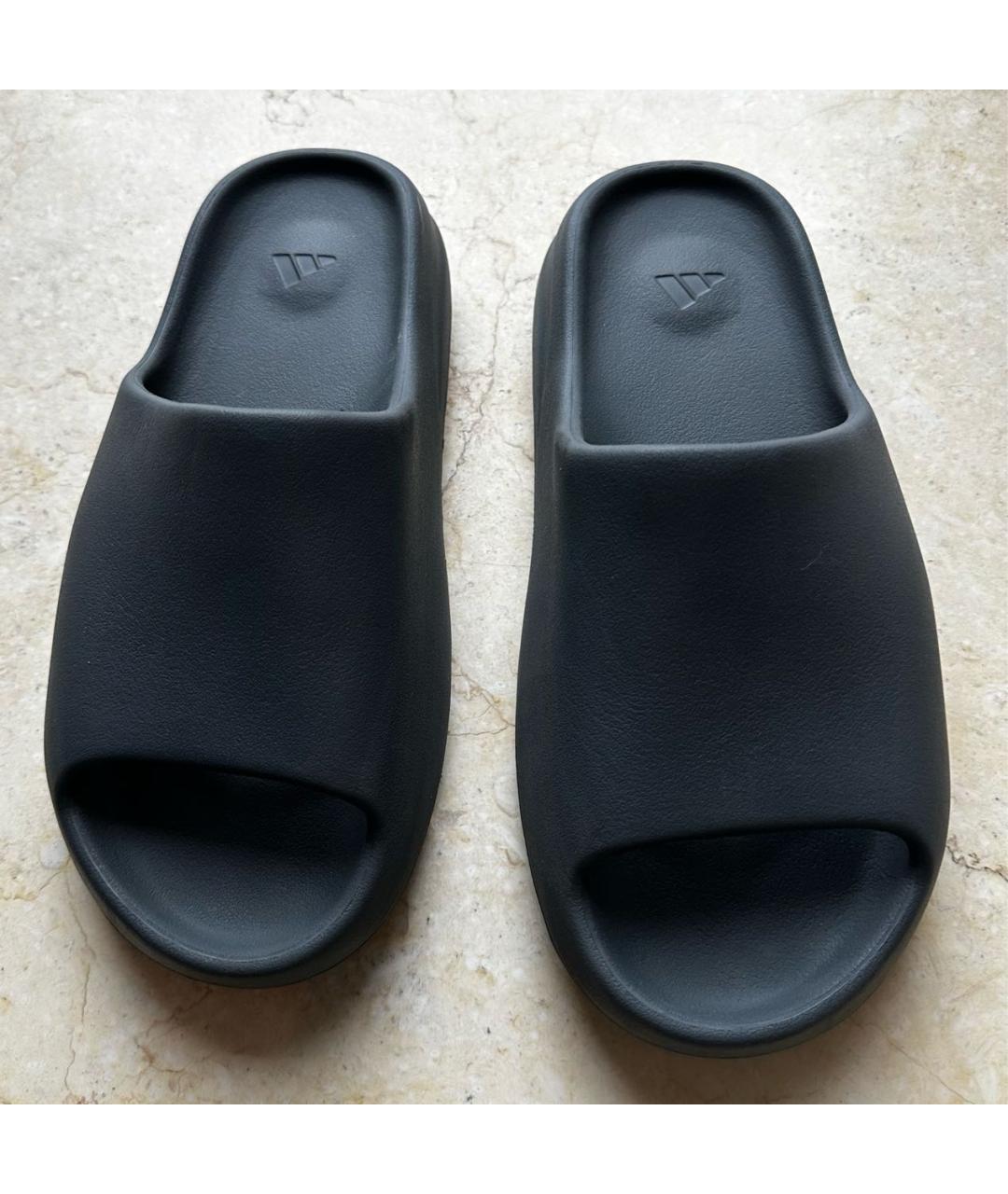 ADIDAS YEEZY Серые резиновые шлепанцы, фото 2