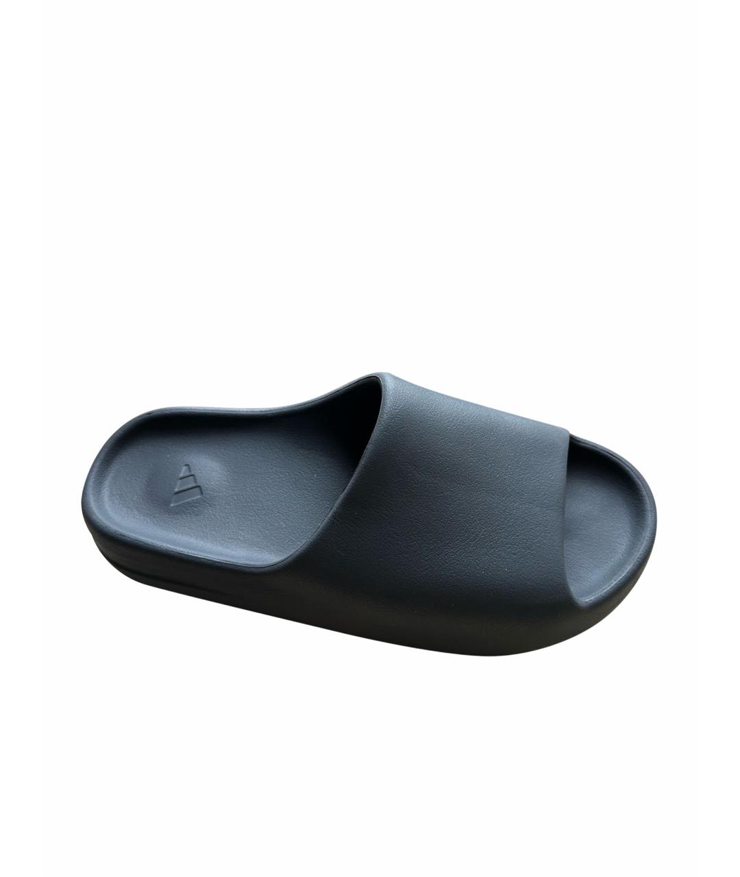 ADIDAS YEEZY Серые резиновые шлепанцы, фото 1