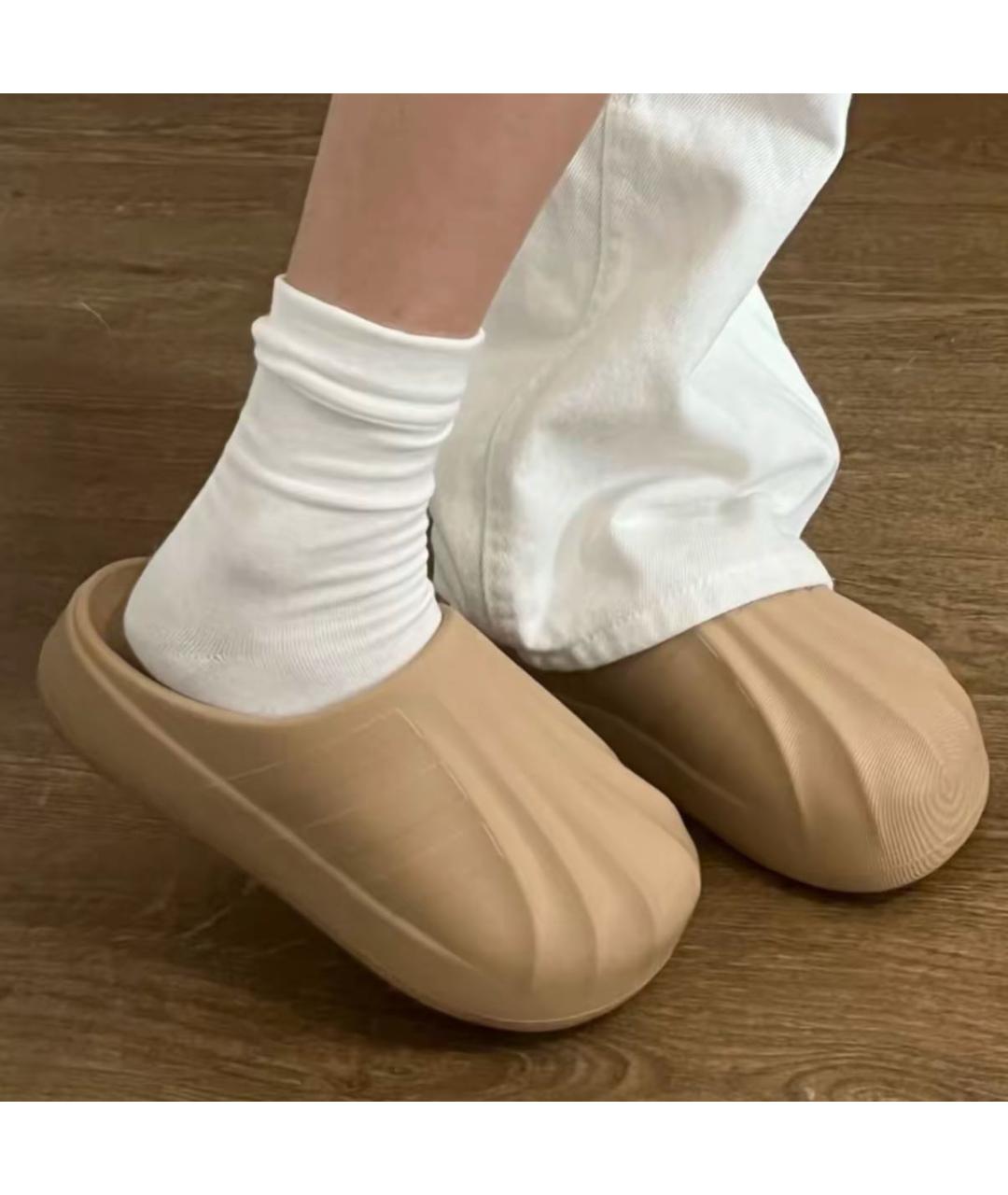 ADIDAS Бежевые шлепанцы, фото 4