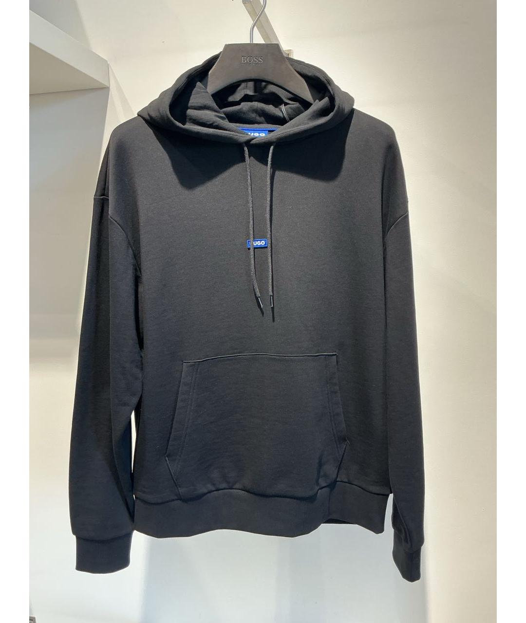 HUGO Черный хлопковый спортивный костюм, фото 3