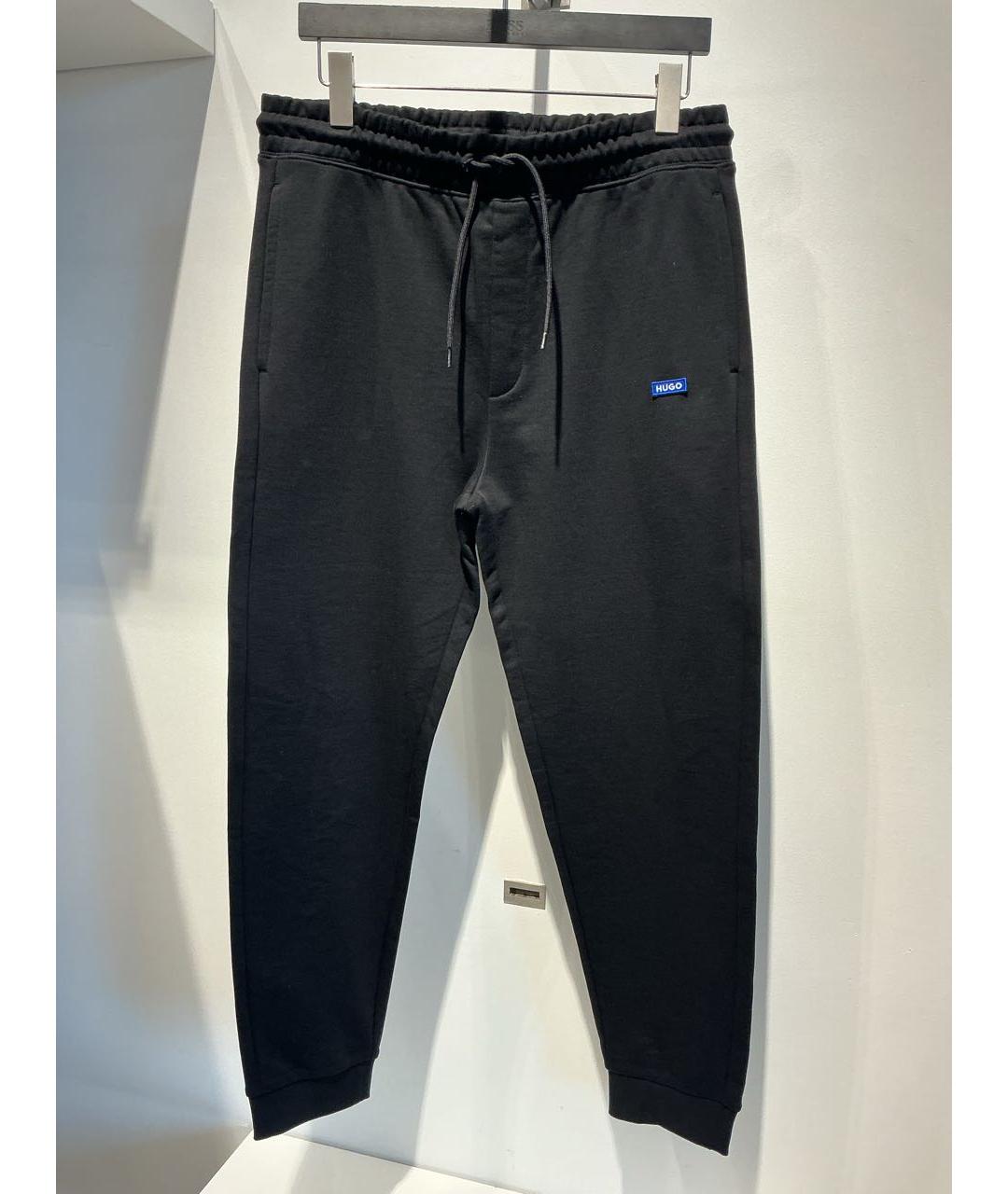 HUGO Черный хлопковый спортивный костюм, фото 5