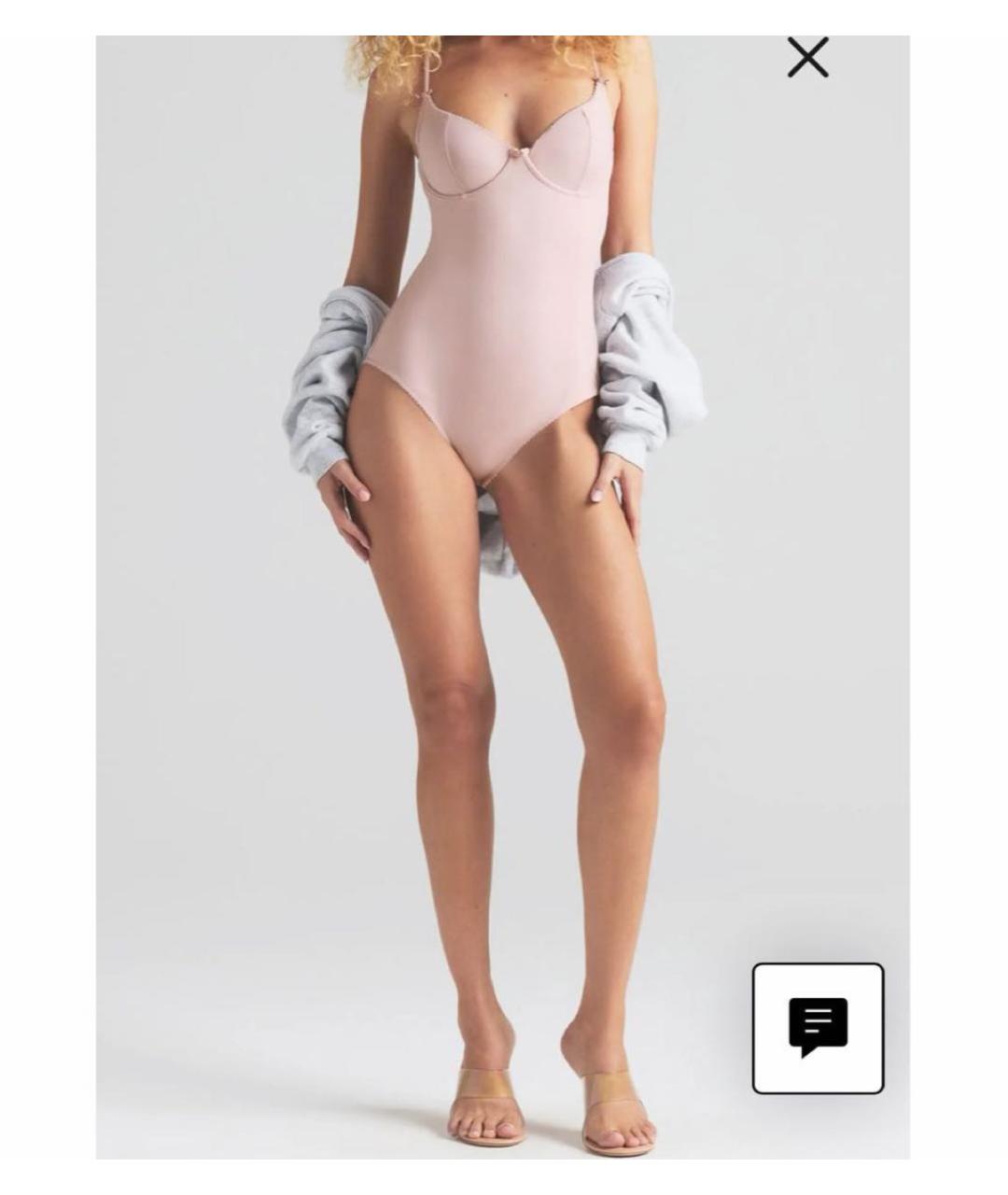 SKIMS Розовое боди, фото 4