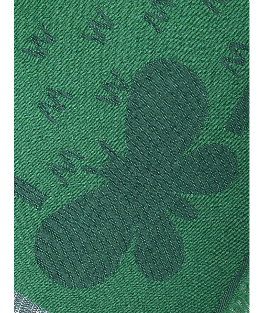 WEEKEND MAX MARA Зеленый шерстяной платок, фото 3