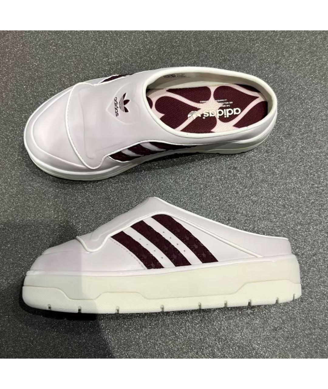 ADIDAS Белые сабо, фото 6