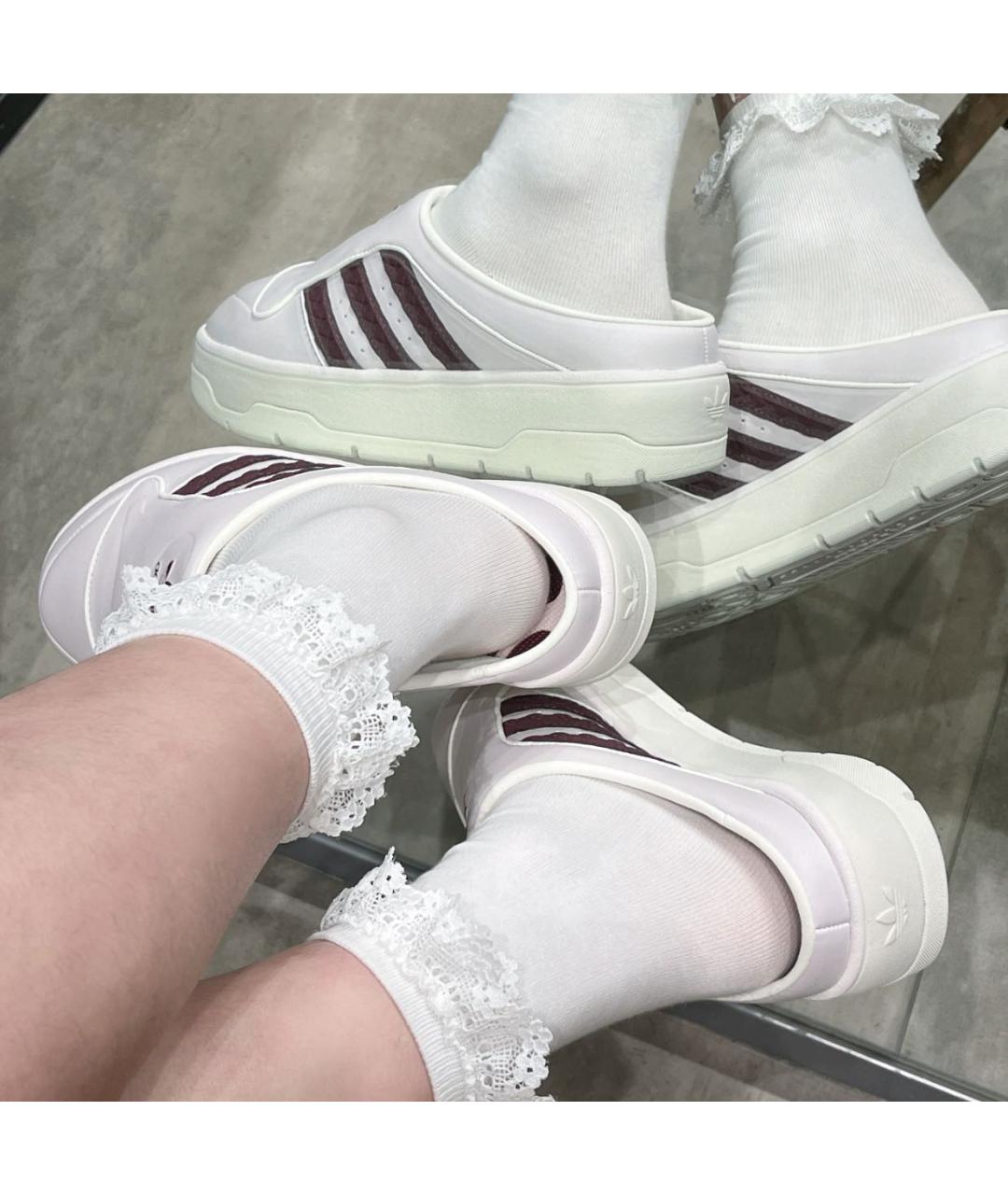 ADIDAS Белые сабо, фото 8