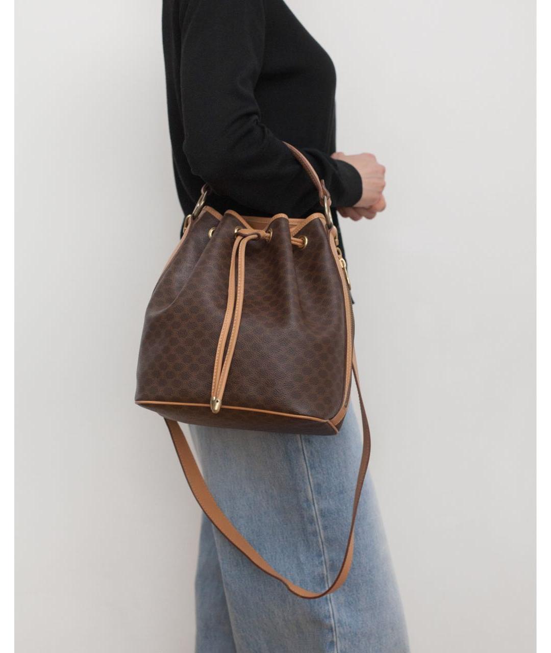 CELINE Коричневая сумка через плечо, фото 2