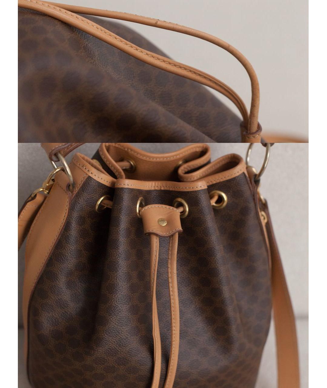 CELINE Коричневая сумка через плечо, фото 8