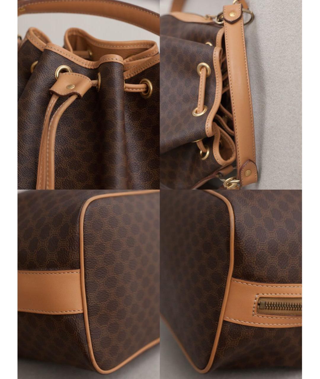 CELINE Коричневая сумка через плечо, фото 6