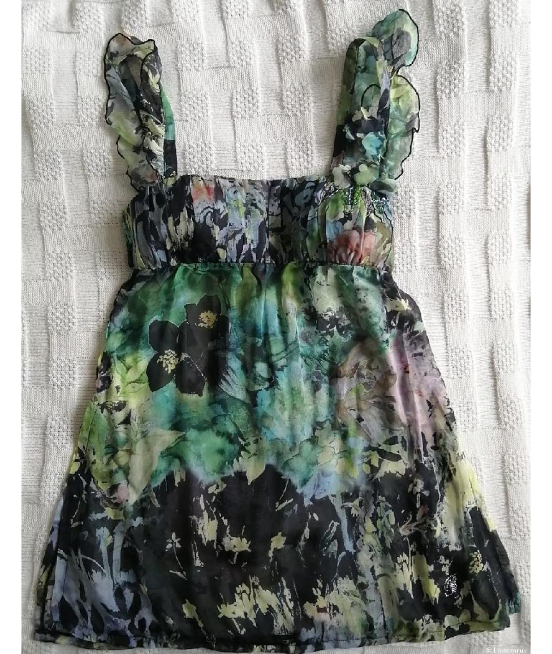 BLUMARINE Шелковая майка, фото 2