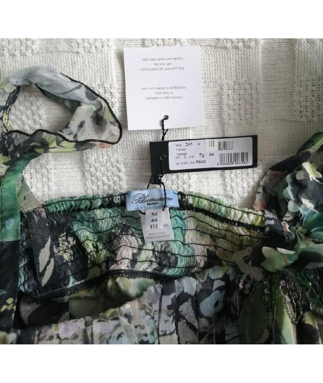 BLUMARINE Шелковая майка, фото 5