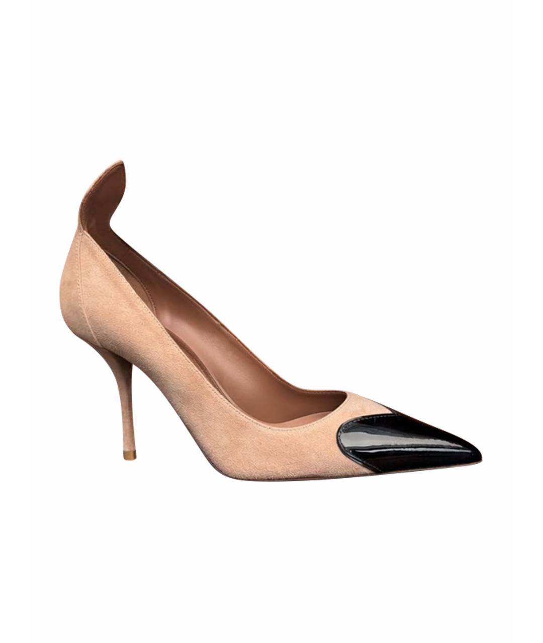 ALAIA Бежевые замшевые туфли, фото 1