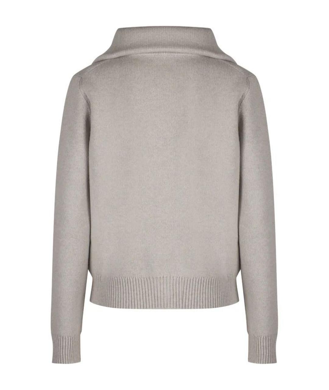 BOTTEGA VENETA Серый шерстяной кардиган, фото 2