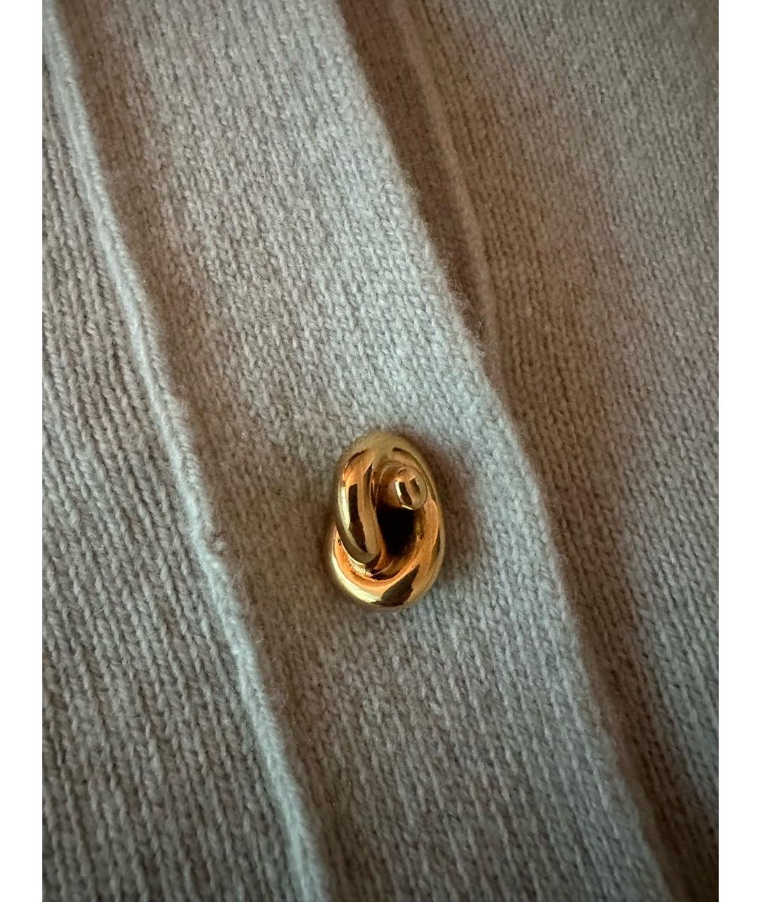 BOTTEGA VENETA Серый шерстяной кардиган, фото 4