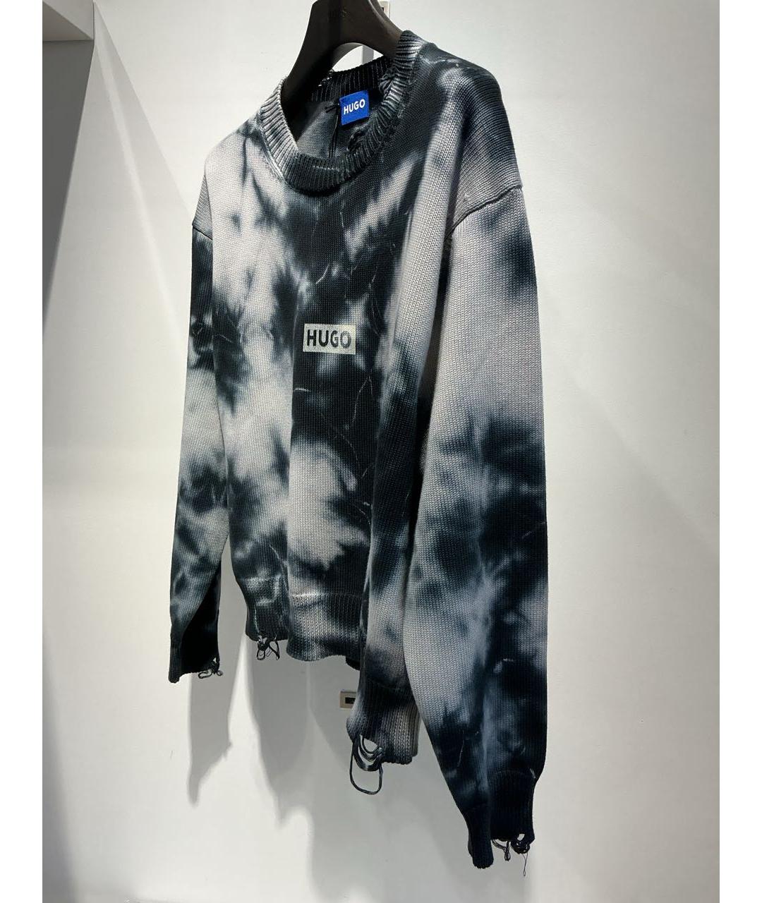 HUGO Мульти хлопковый джемпер / свитер, фото 4