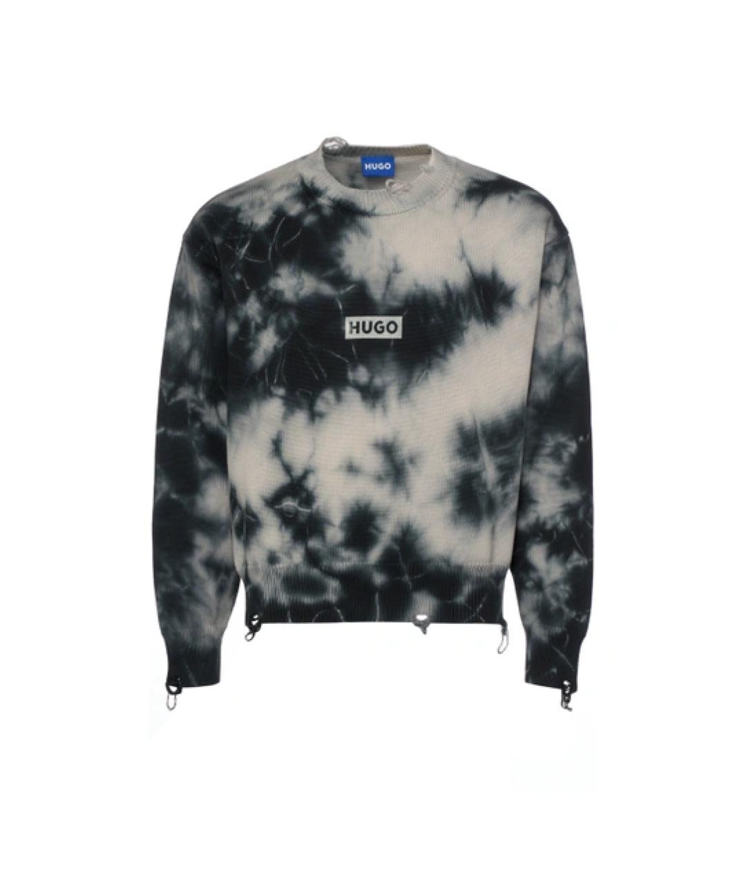 HUGO Мульти хлопковый джемпер / свитер, фото 1