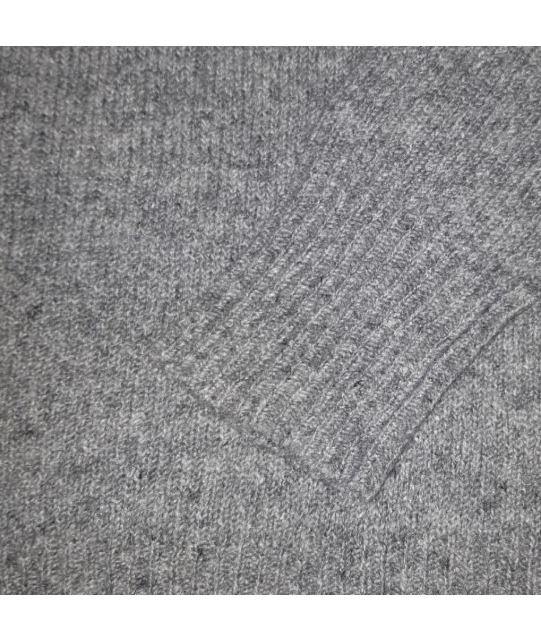 PAUL SMITH Серый шерстяной джемпер / свитер, фото 5