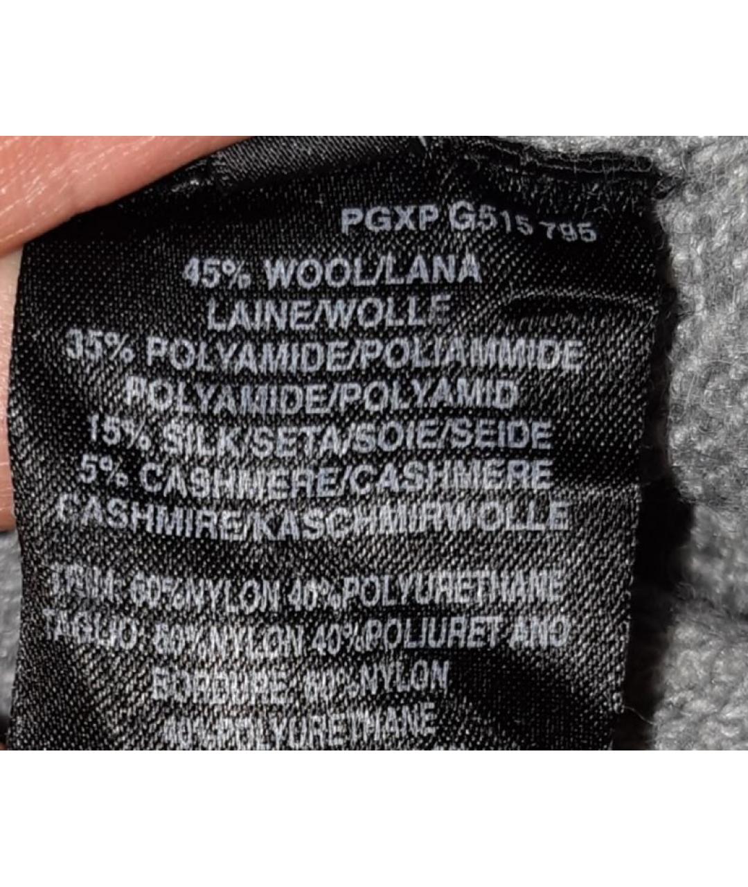 PAUL SMITH Серый шерстяной джемпер / свитер, фото 7