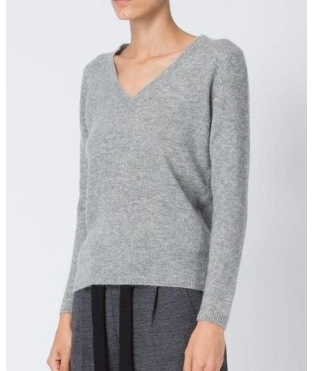 PAUL SMITH Серый шерстяной джемпер / свитер, фото 2