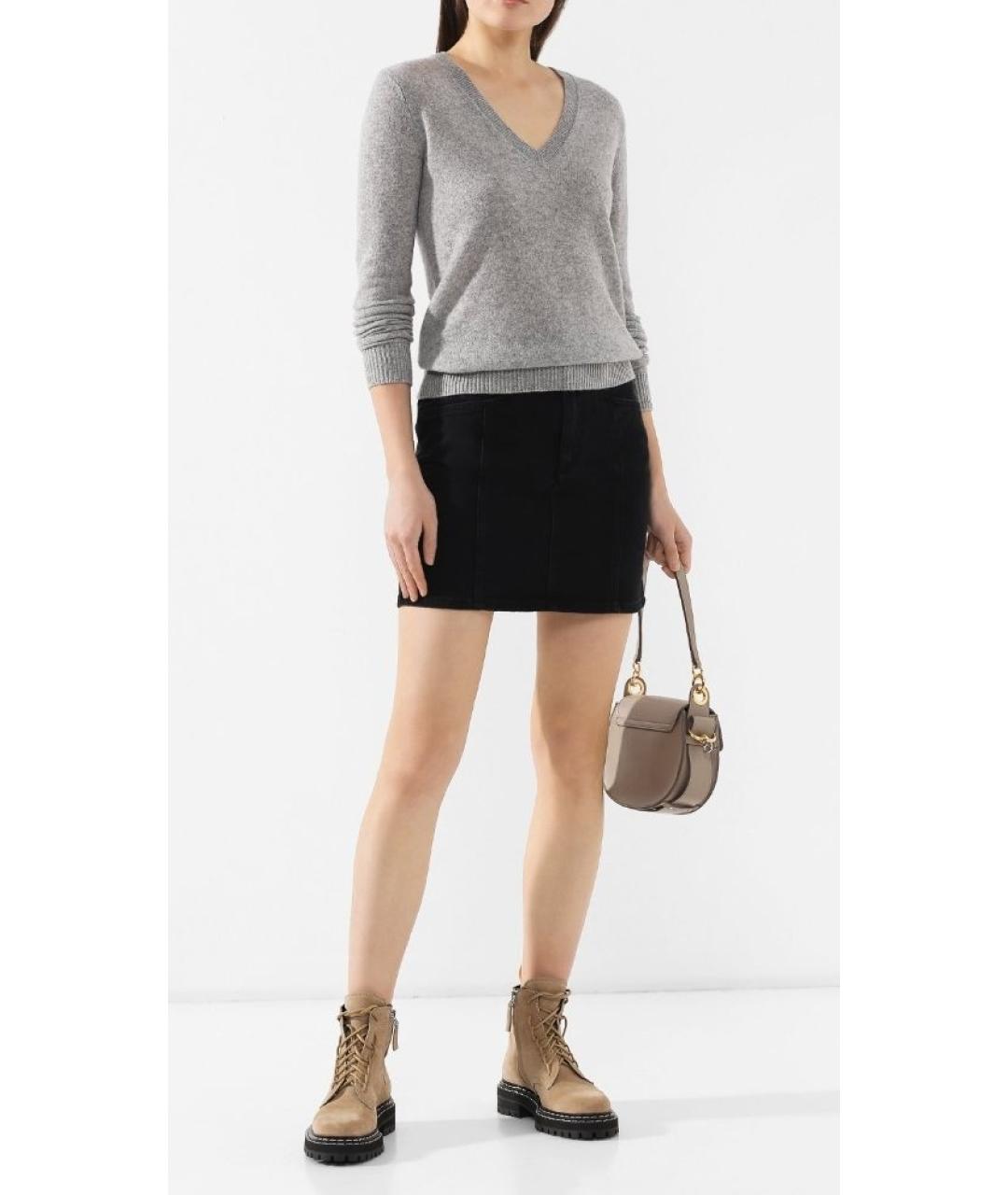 PAUL SMITH Серый шерстяной джемпер / свитер, фото 3