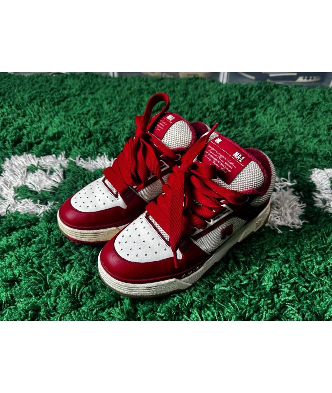 AMIRI Красные высокие кроссовки / кеды, фото 2