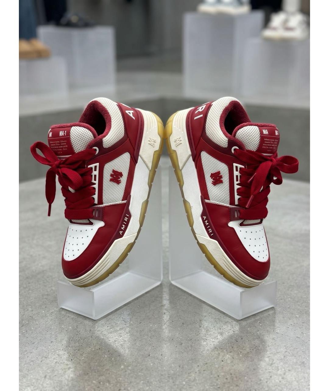 AMIRI Красные высокие кроссовки / кеды, фото 5