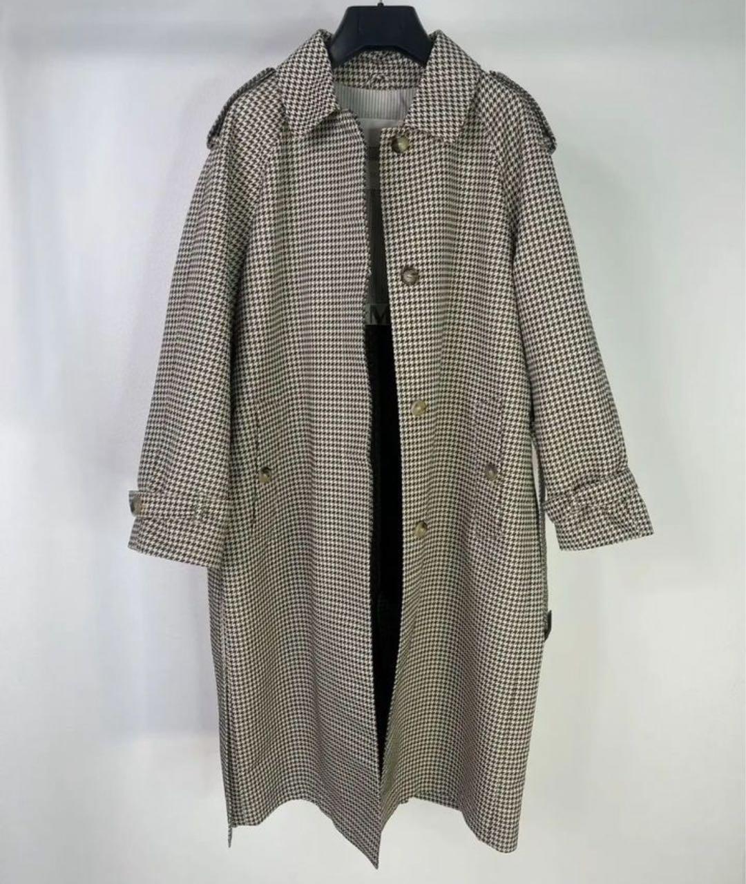 MAX MARA Коричневый хлопковый тренч/плащ, фото 6