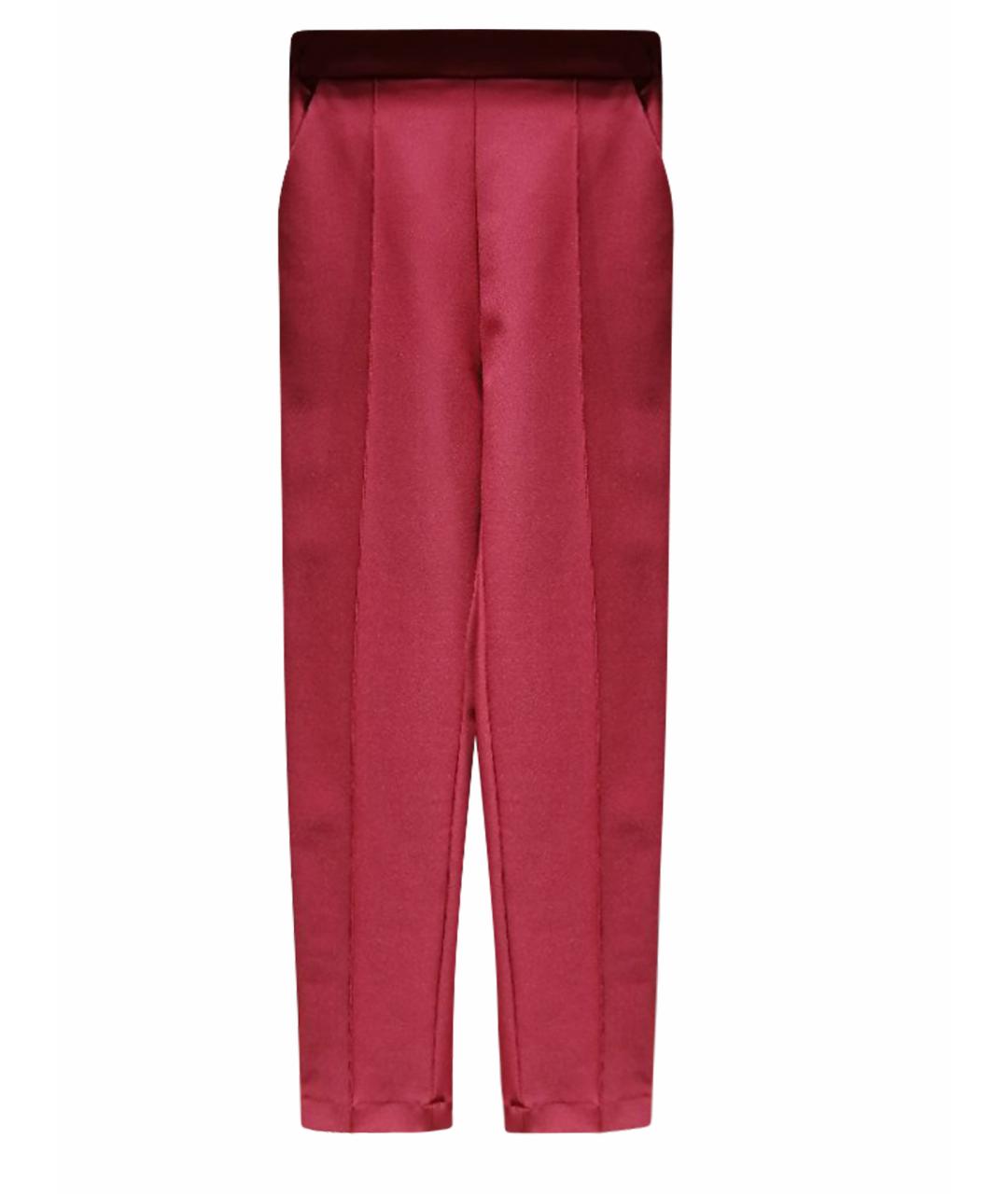 ELISABETTA FRANCHI Красные брюки узкие, фото 1