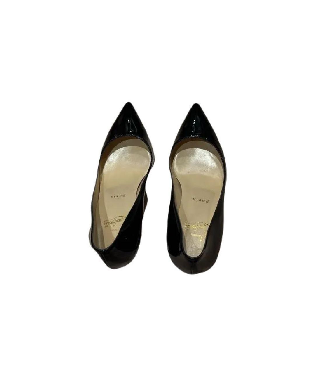 CHRISTIAN LOUBOUTIN Черные туфли из лакированной кожи, фото 3