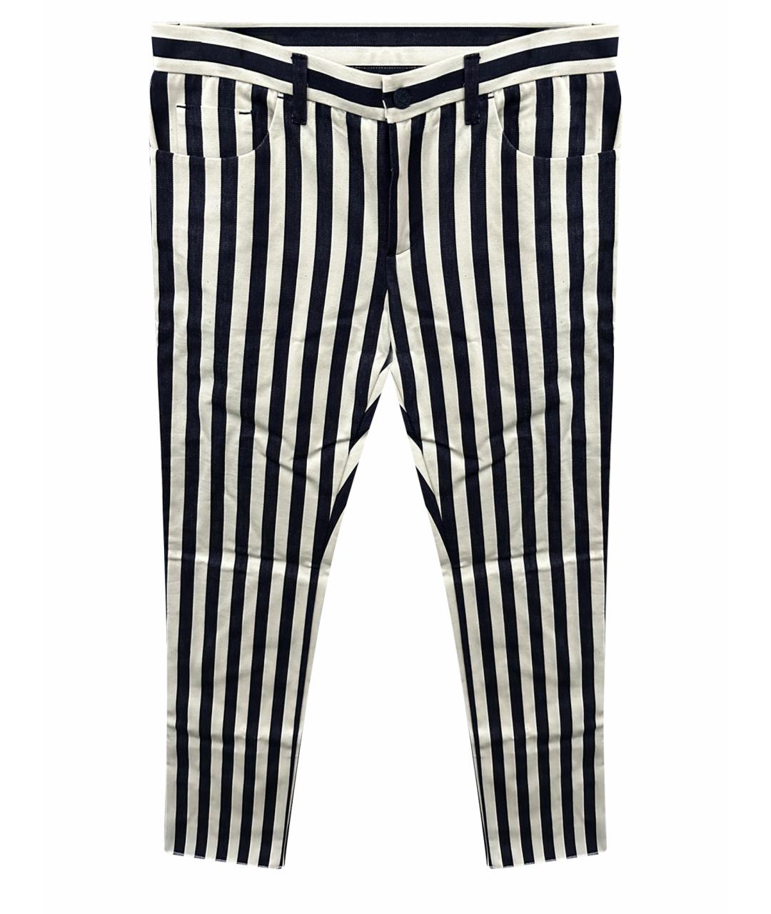 GUCCI Мульти хлопковые повседневные брюки, фото 1