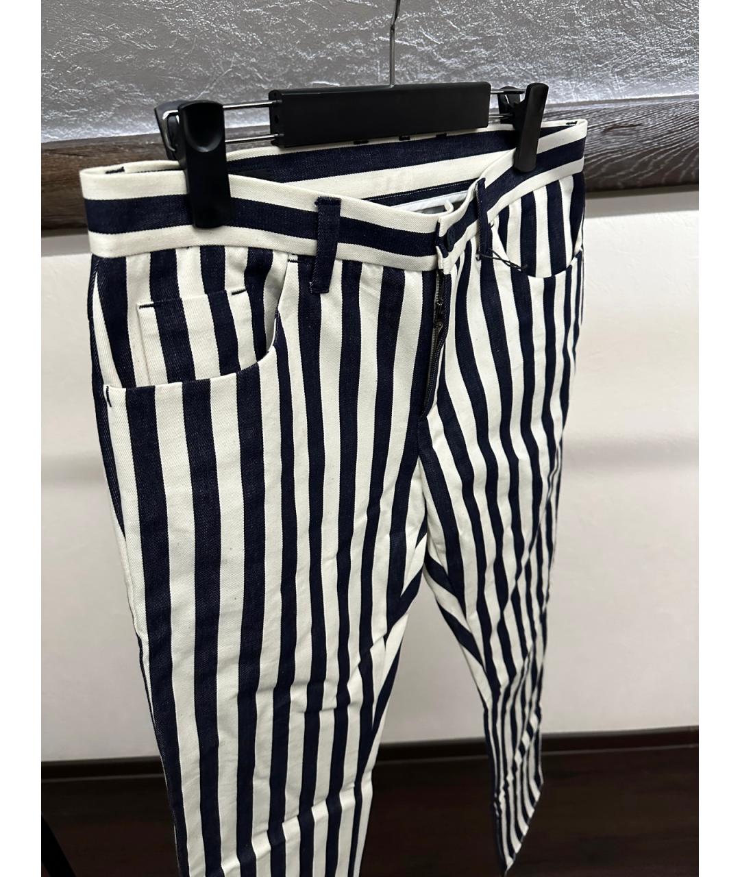 GUCCI Мульти хлопковые повседневные брюки, фото 3