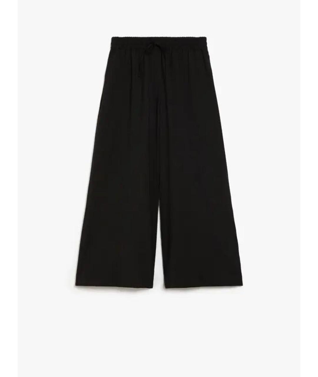 MAX MARA Черные шерстяные кюлоты, фото 7