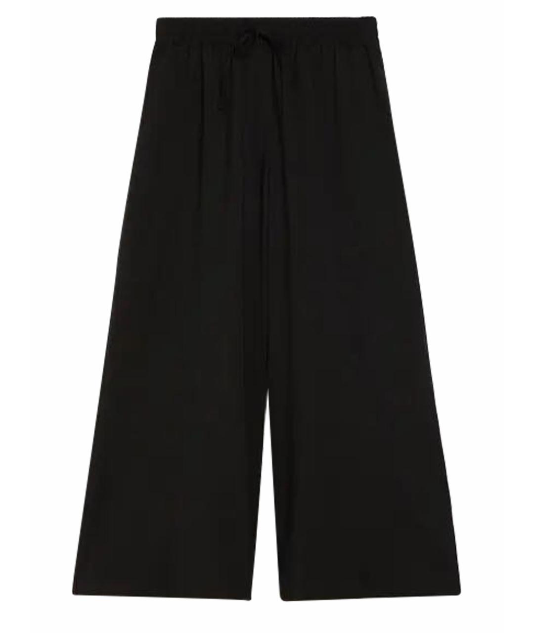 MAX MARA Черные шерстяные кюлоты, фото 1
