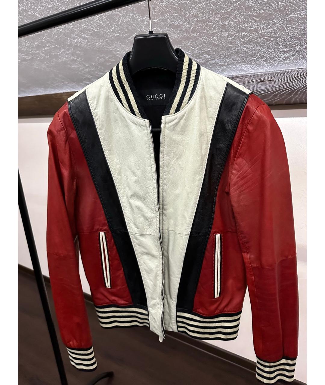 GUCCI Мульти кожаная куртка, фото 3