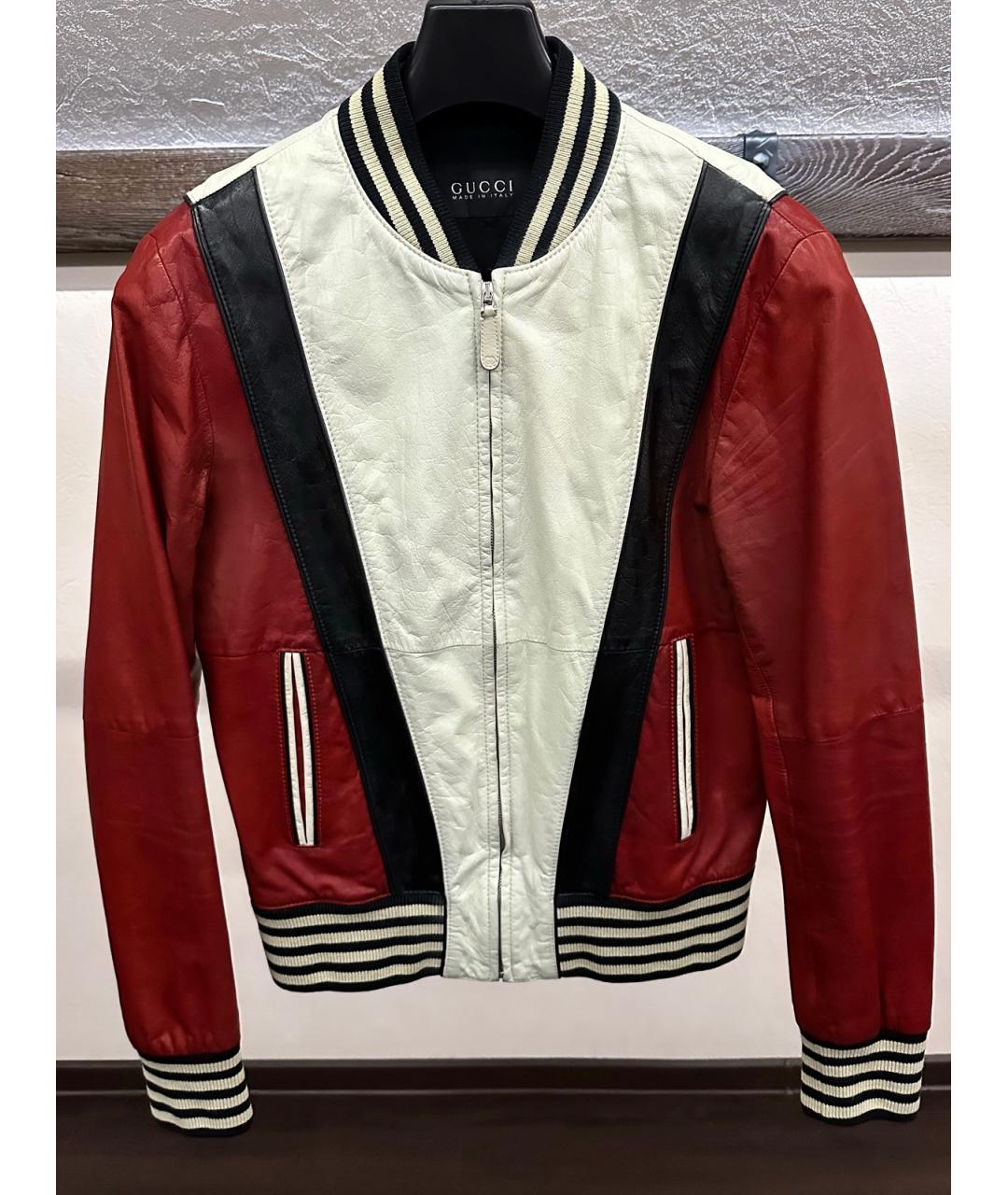 GUCCI Мульти кожаная куртка, фото 10