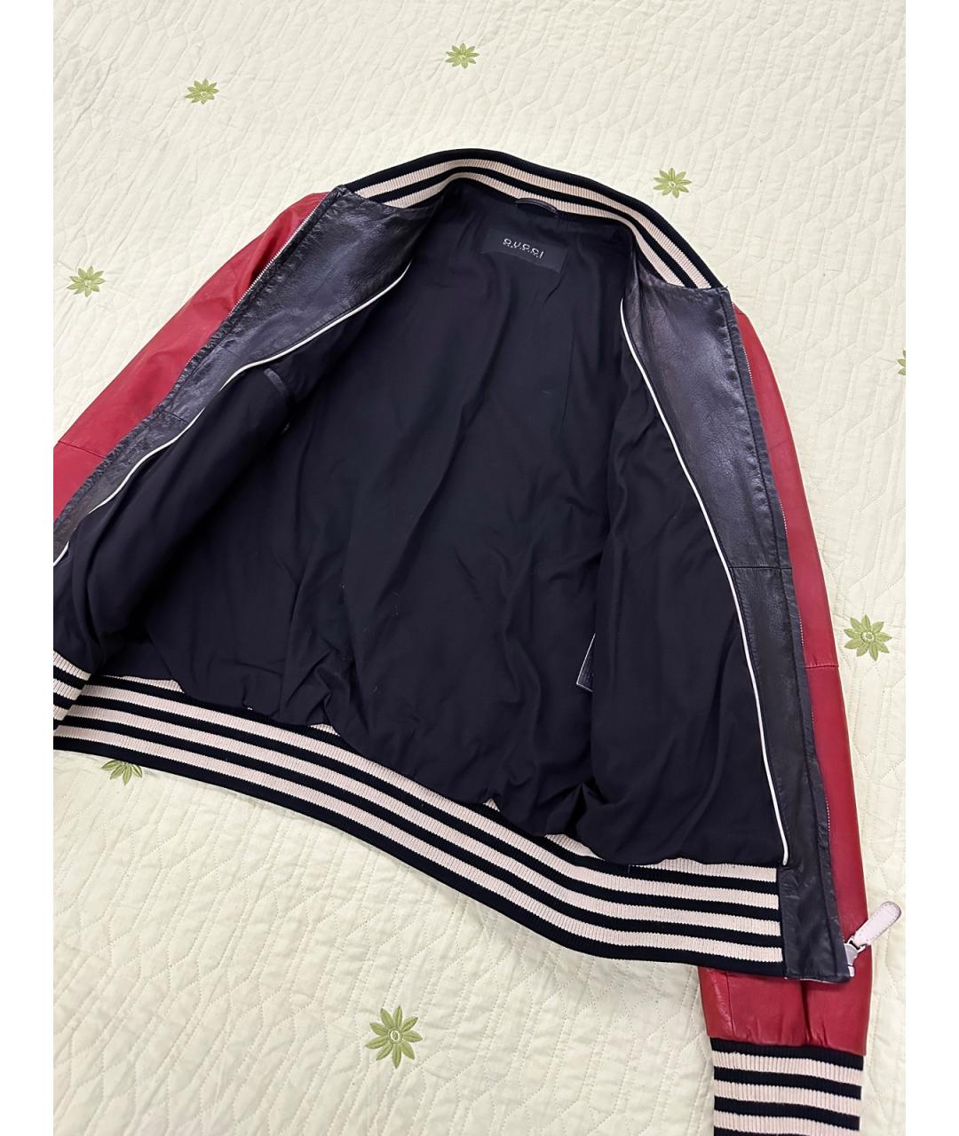 GUCCI Мульти кожаная куртка, фото 8