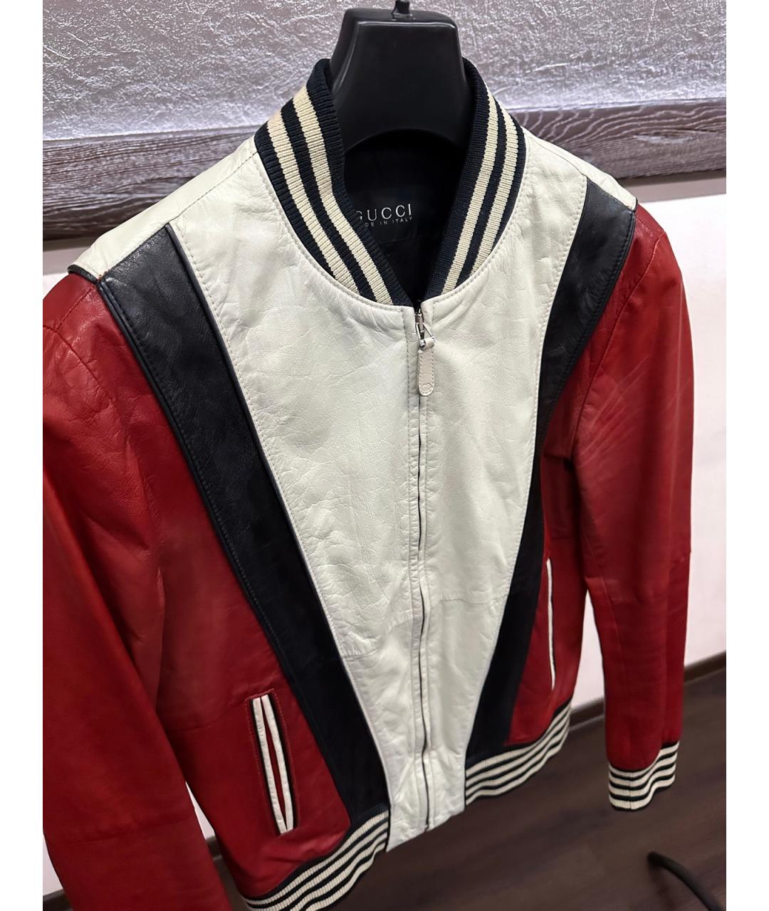 GUCCI Мульти кожаная куртка, фото 2