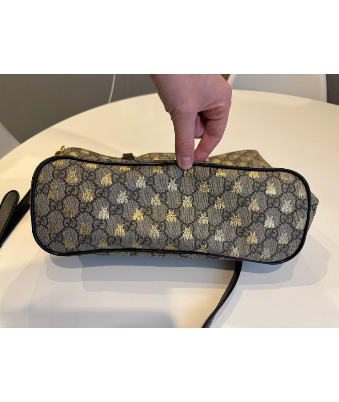 GUCCI Кожаная сумка через плечо, фото 5