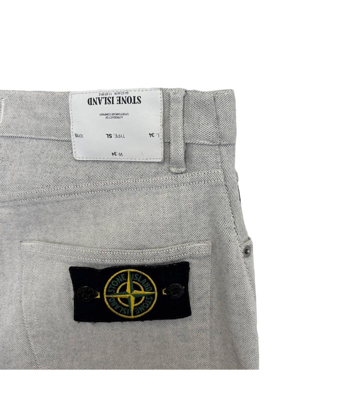 STONE ISLAND Прямые джинсы, фото 2