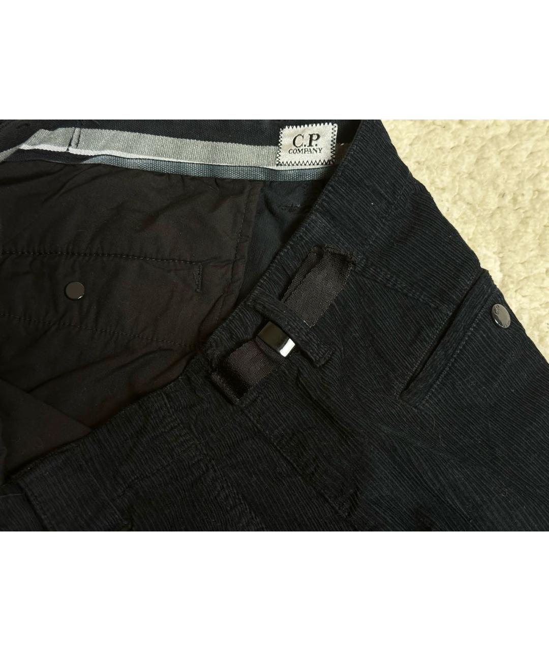 CP COMPANY Черные хлопковые повседневные брюки, фото 7