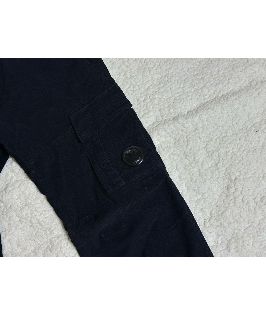 CP COMPANY Черные хлопковые повседневные брюки, фото 3