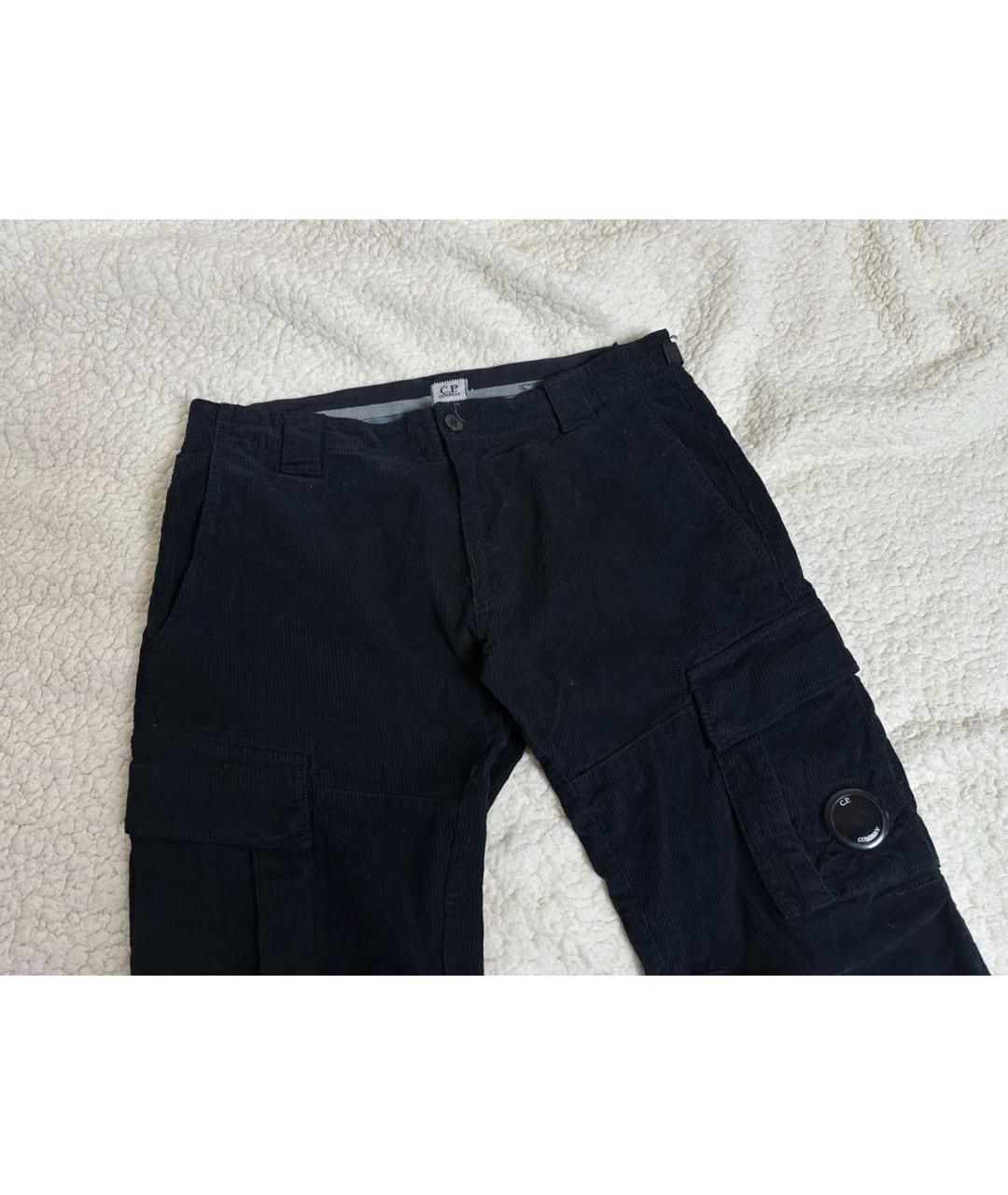 CP COMPANY Черные хлопковые повседневные брюки, фото 2